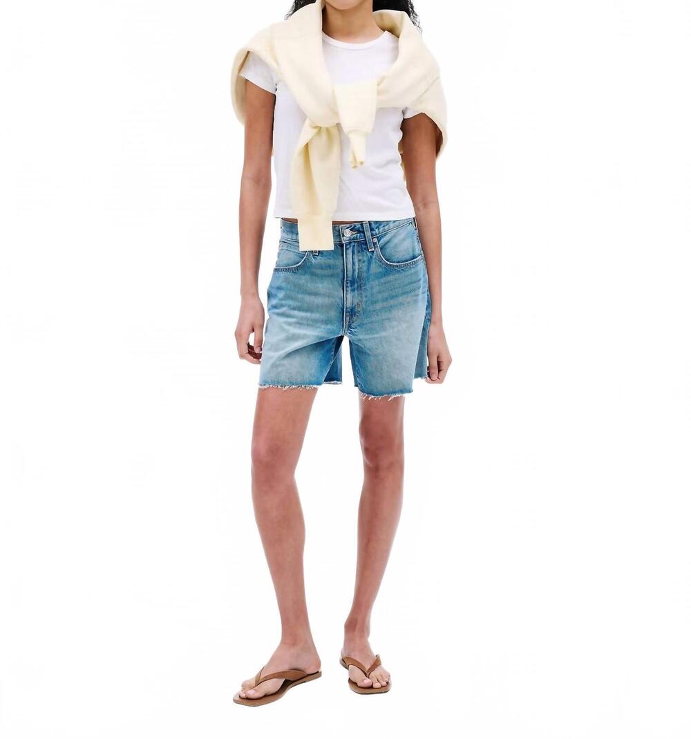 NEW SLVRLAKE sienna cut off denim short in point dume